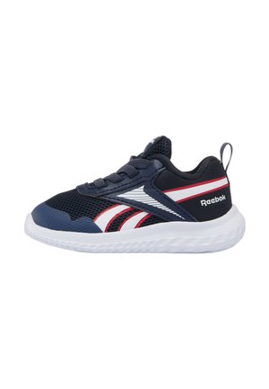 Reebok, RUSH RUNNER 5 ELASTIC LACE-BLUE.UNISEX - Zapatillas de trail running - vectornavy white vectorred