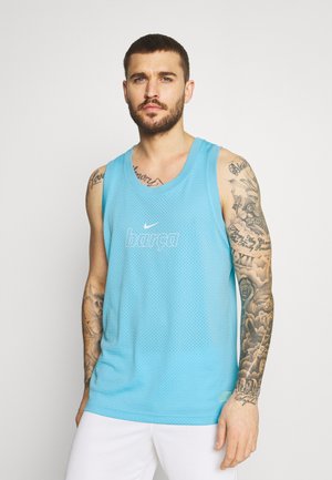FC BARCELONA TANK KNIT - Club wear - lagoon pulse/white