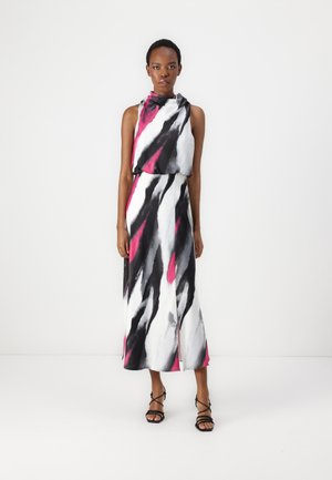 DKNY DRAPEY MIDI DRESS - Cocktail dress / Party dress - grey geode
