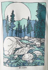 Columbia RAPID RIDGE™ BACK GRAPHIC TEE  - Marškinėliai su spaudiniu - white