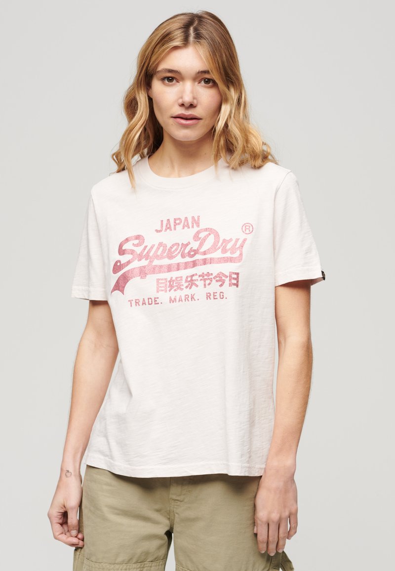 Superdry Tee shirt gris vintage - M10036NS , T-shirt pour Homme