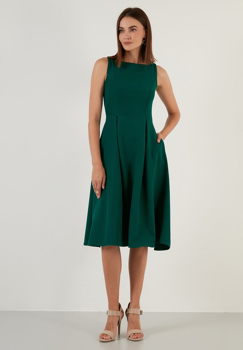 LELA COCKTAIL DRESS - Cocktail dress / Party dress - emerald/green -  Zalando.ie