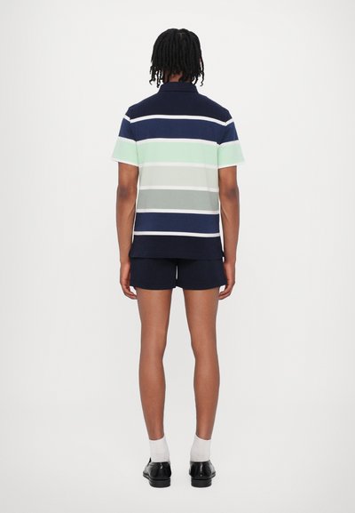 Ron Dorff BIG STRIPES - Polo marškinėliai - navy