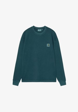 Carhartt WIP LS VISTA WAFFLE - Sudadera - deep lagoon