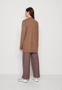 VILA VIRIL OPEN CARDIGAN - Vest - walnut
