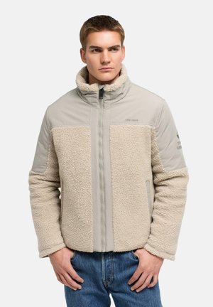 STONE HARBOUR, PLÜSCHJACKE RIVEEN XX - Giacca in pile - bone