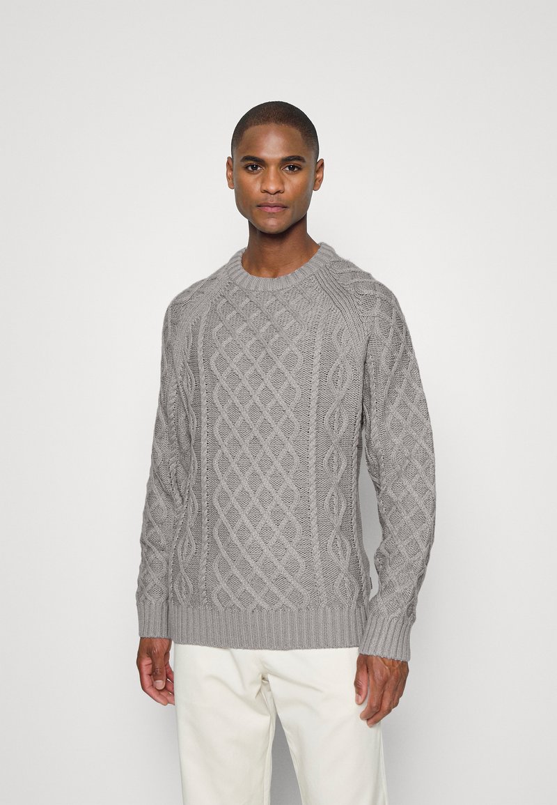INDICODE JEANS BUSSEL - Jersey de punto - light grey mix