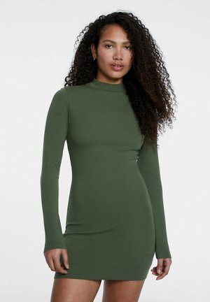 SINGLE - Pouzdrové šaty - khaki
