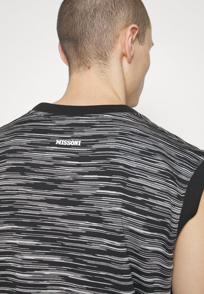 Missoni VEST - Pullover - black/white