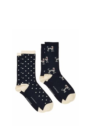 Joules, 2 PACK - Socks - navy dog spot