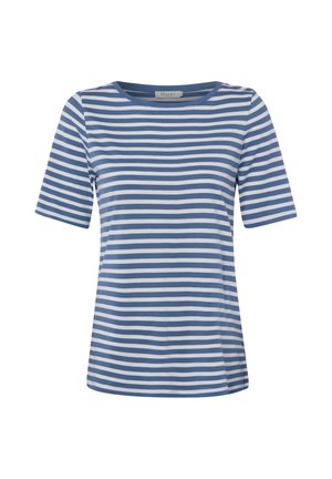 MAERZ Muenchen, MAERZ MUENCHEN T-SHIRT UNISEX - Print T-shirt - indigo weiß