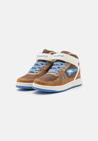 KangaROOS KALLEY II EV UNISEX - Vysoké tenisky - brown/sky