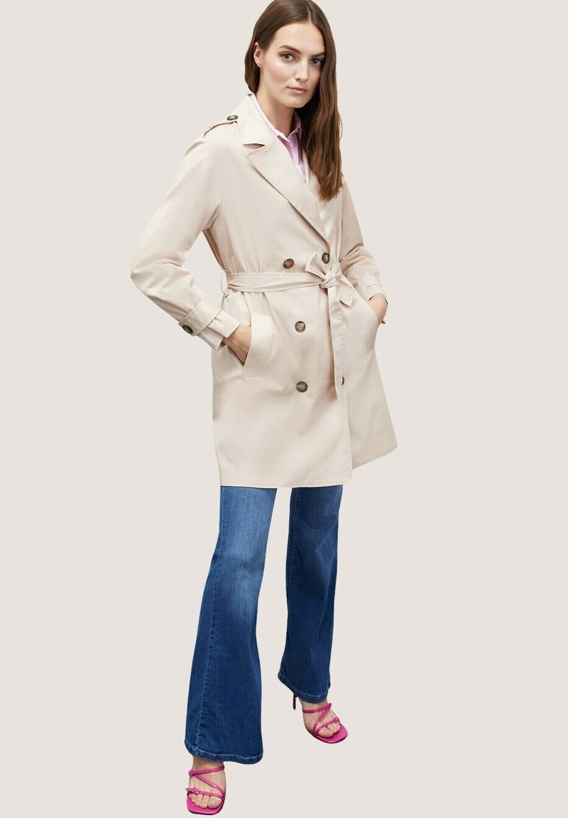 Joe Browns Mantel Military Look Herren New Look Trench Coat Braun