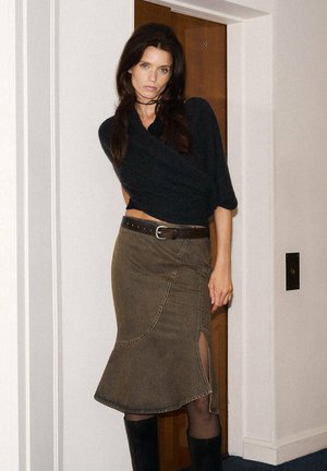 Mango, ADULT - Jupe en jean - medium vintage blue