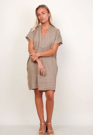 Robe élégante Fairly - Made In Italy - Taille 40 (FR) - Noir - Neuf Sans étiquette - Coupe Droite