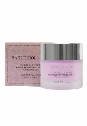 London Botanical Laboratories BAKUCHIOL + CBD | BIO-RETINOL ULTIMATE 8-HOUR RENEW NIGHT CREAM 50ML przezroczysty