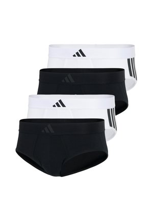 4ER PACK ACTIVE FLEX 3 STRIPES - Slip - schwarz   weiß