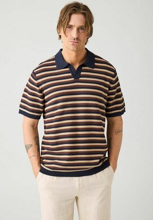KnowledgeCotton Apparel Poloshirt - bruin