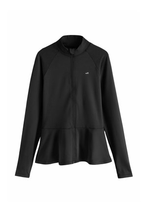 Self., PEPLUM TECHINAL JACKET WITH FULL ZIP - Tréning dzseki - black