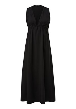 MIT ELASTISCHEM BUND - Maxi dress - schwarz