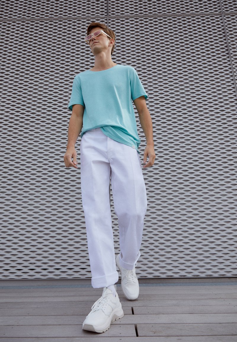 Lee SHAPED TEE - T-shirt básica - mint blue