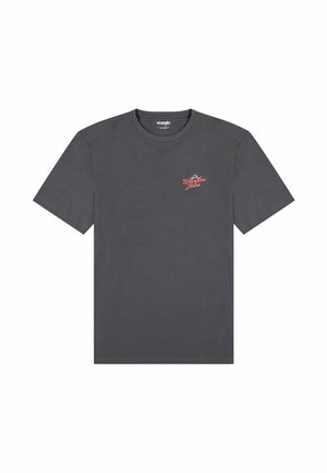 Wrangler GRAPHIC - Printtipaita - faded_black
