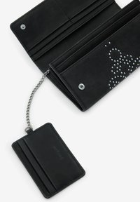 Desigual LARGE STUDDED CARDHOLDER - Plånbok - black