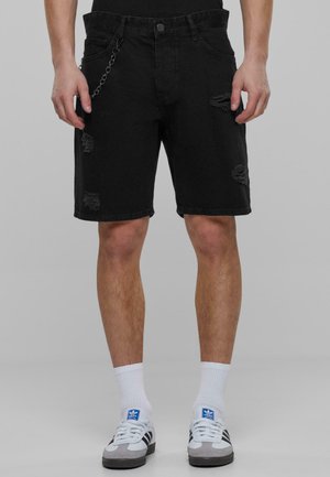 Jeansshorts - black