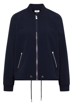 Cecil, BLOUSON IN UNIFARBE MIT TUNNELZUG - Blouson Bomber - urban dark blue