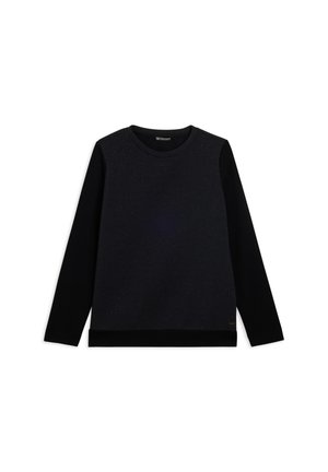 CREW NECK IN LUREX MELANGE - Maglione - mottled black