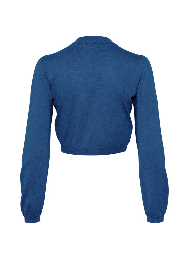 YEMAK Women's Cropped Bolero Cardigan - Short Sleeve V-Neck Knit Sweater, Sizes S-4XL