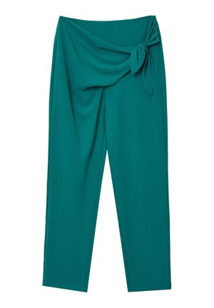 Trousers - verde petrolio