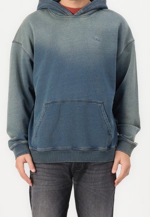 Felpa con cappuccio - blue denim