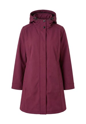 Ulla Popken, HYPRAR WATER-REPELLENT STRETCH FIT SOFTSHELL JACKET - Abrigo de invierno - blackberry