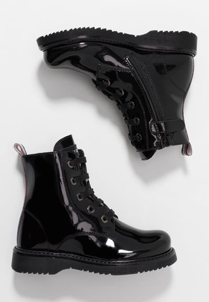 Bottines à lacets - black