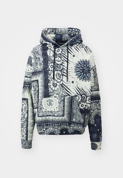 Roberto Cavalli BANDANA COOL FIT HOODIE - Hoodie - blue