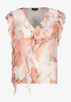 Blouse - blush gemustert