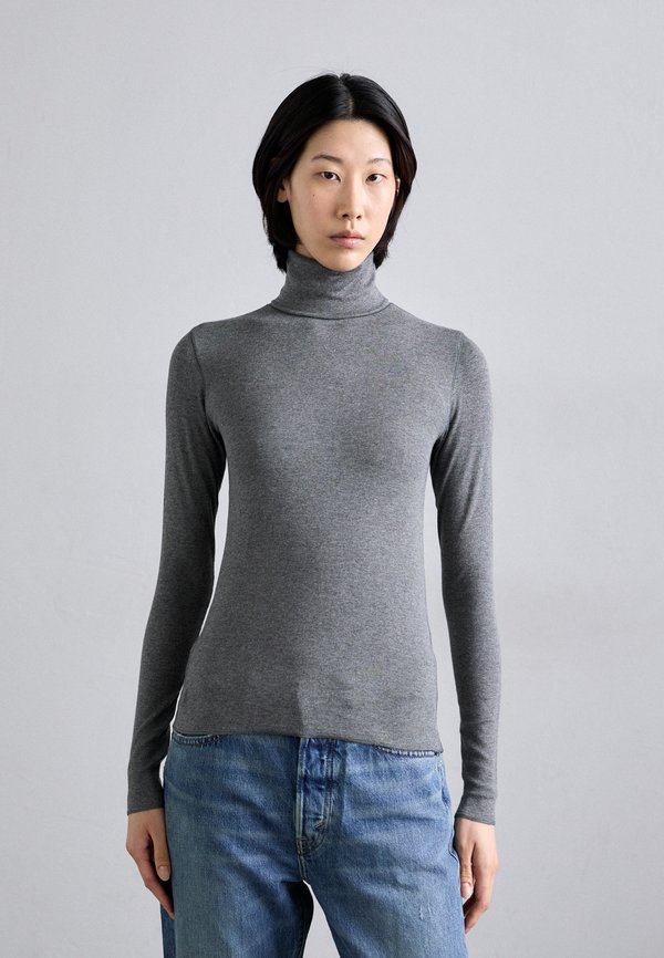 Long sleeved top - medium flannel heather