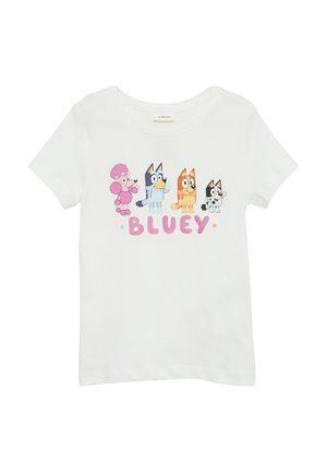 MIT BLUEY - T-Shirt print - weiß