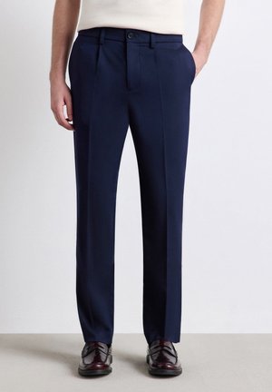 Calliope, PANTALONE LUNGO TINTA UNITA - Stoffhose - blu notte