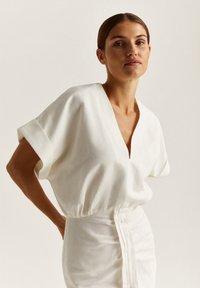 Scalpers SCALPERS LAU PRINT DRESS - Vestito casual - white