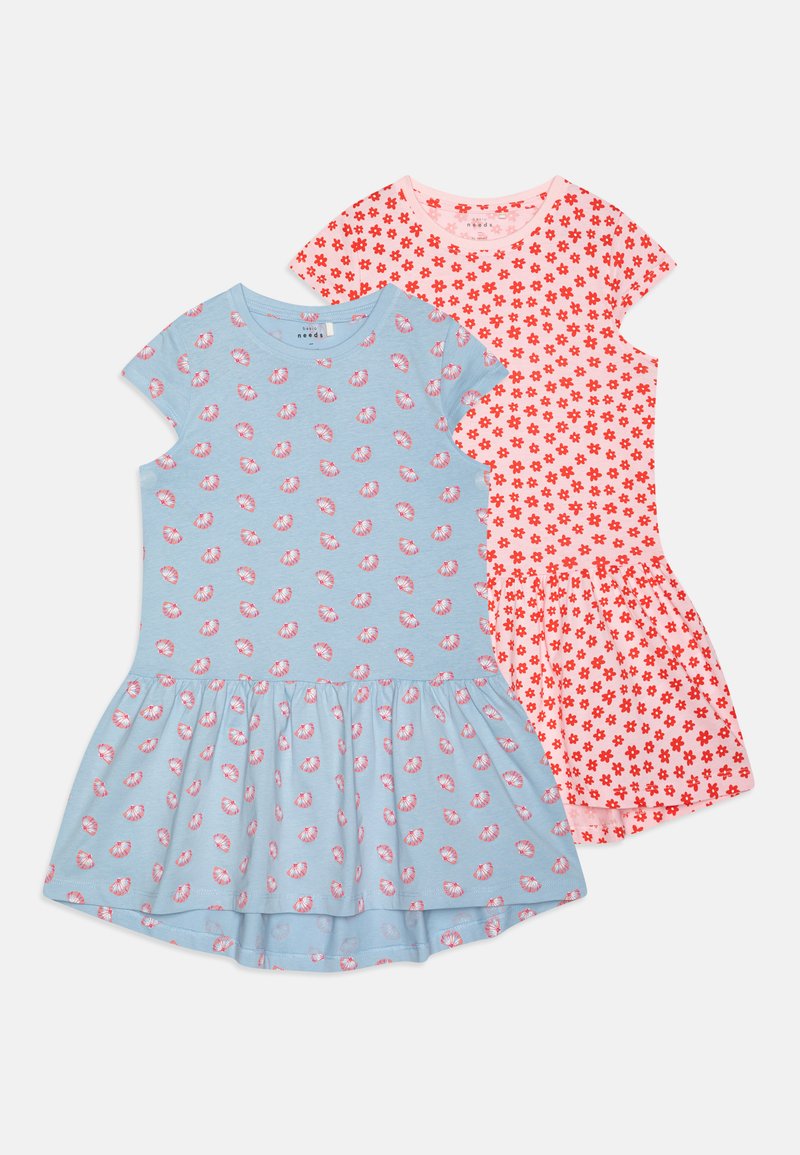 Name it NKFVIGGA DRESS 2 PACK - Džersio suknelė - blue/parfait pink