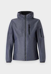 Unselected, blue softshell melange