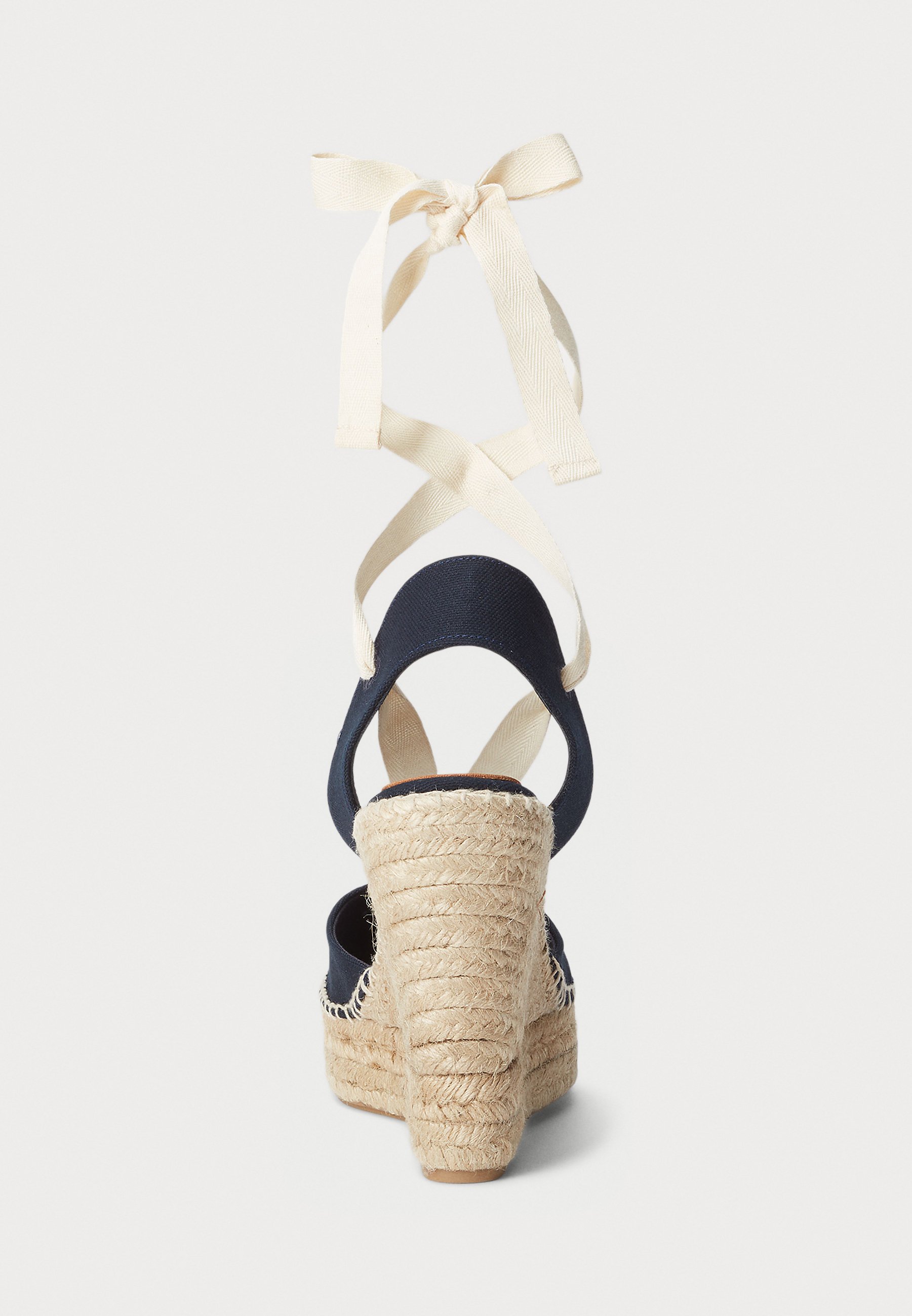 【大人気】POLO RALPH LAUREN ★ 夏に Canvas Wedge Espadrille Canvas Wedge Espadrille