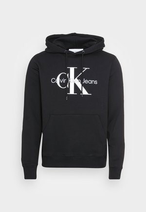 Calvin Klein Jeans CORE MONOGRAM HOODIE - Sweatshirt - black