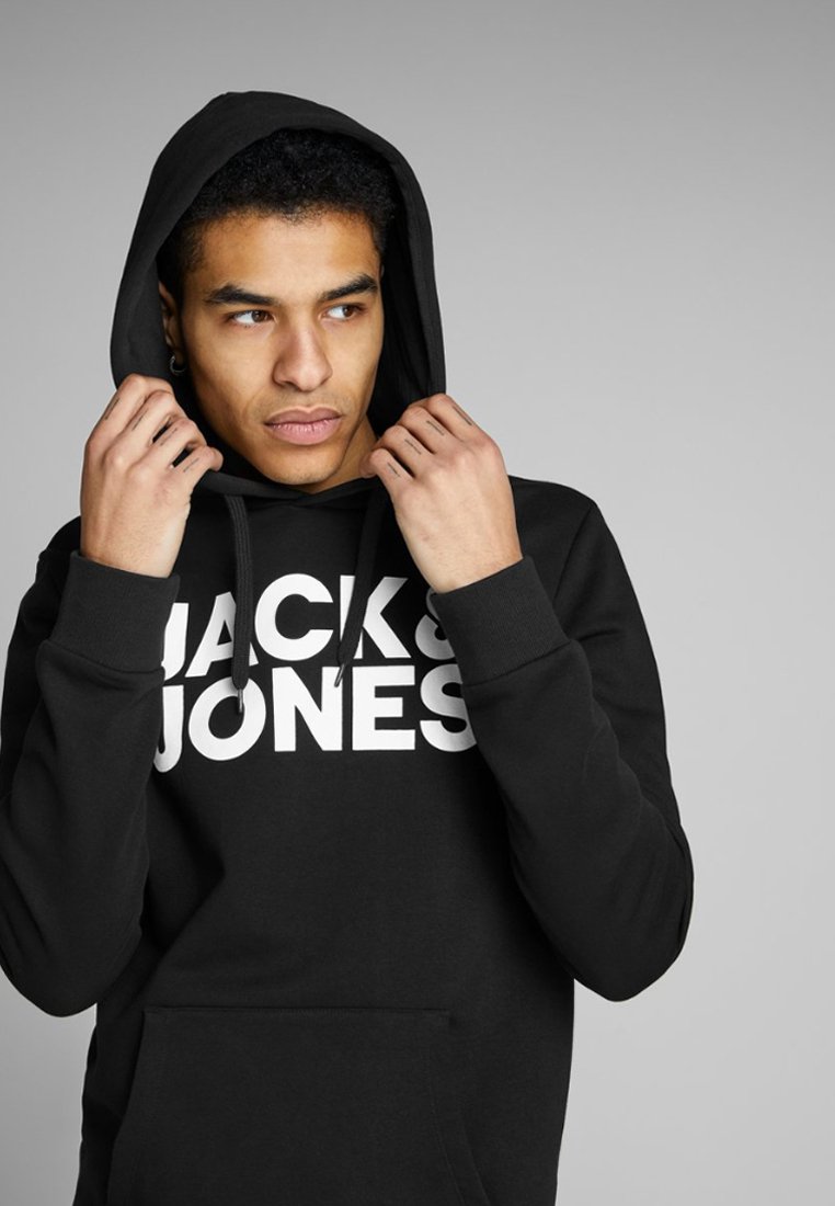 jack and jones black hoodie
