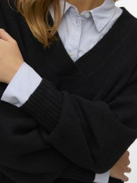 Vero Moda VMBOOM V NECK NOOS - Camisola - black