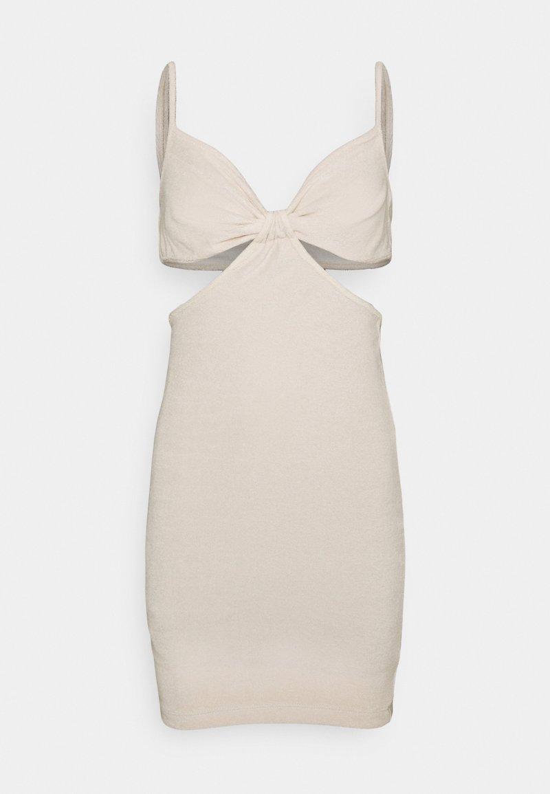 OW Collection TOWEL DRESS Beach accessory light beige/beige