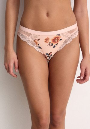 Next, KNICKERS 2 PACK - Slip - cream print navy