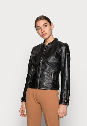 LUZI LACUV - Leather jacket - black